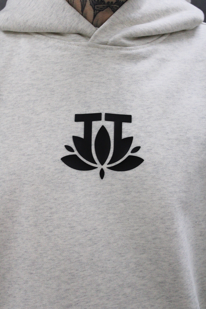 Tom Trims x Dlux White Marl Hoodie