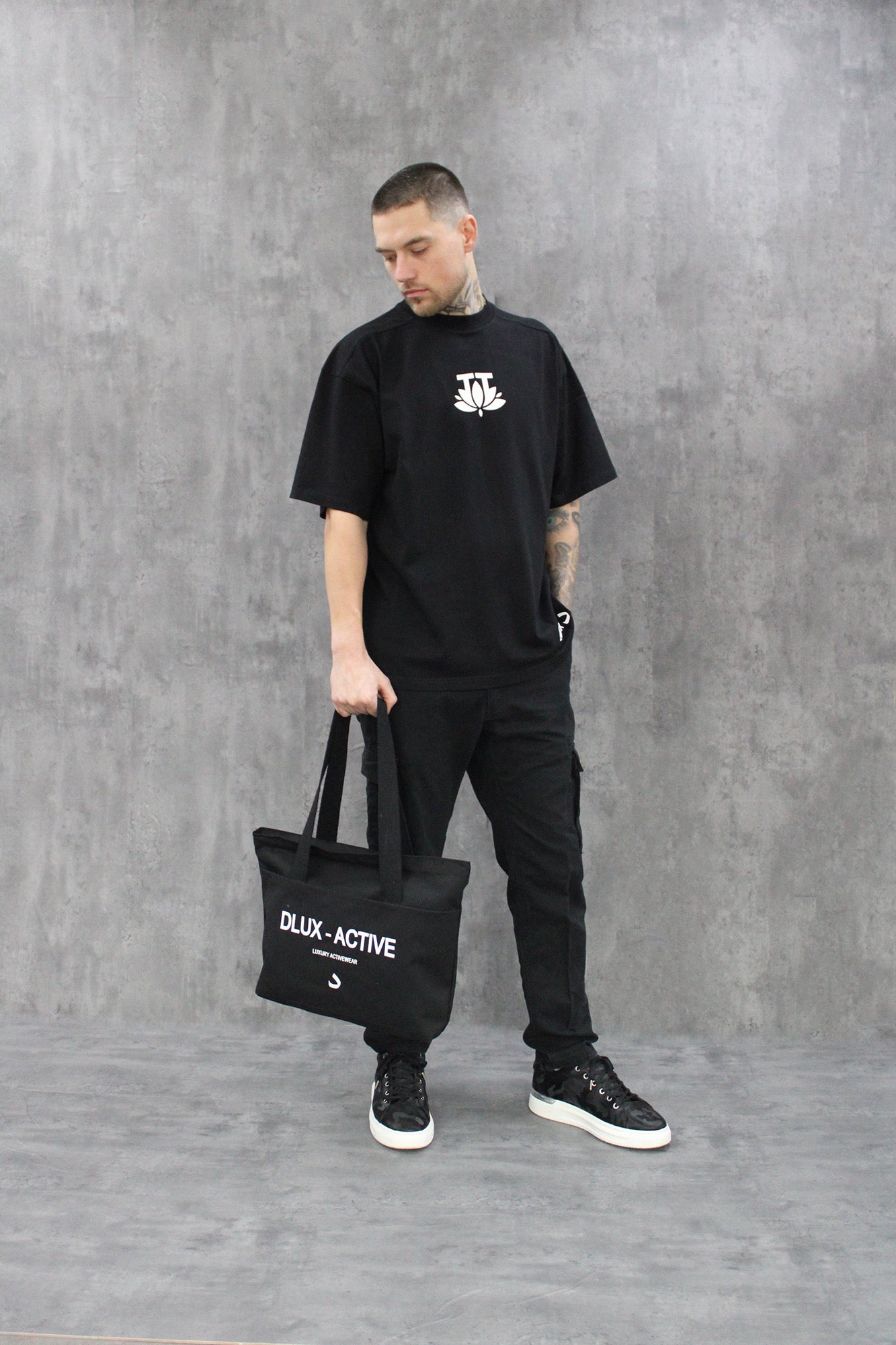 Tom Trims x Dlux Black T-shirt